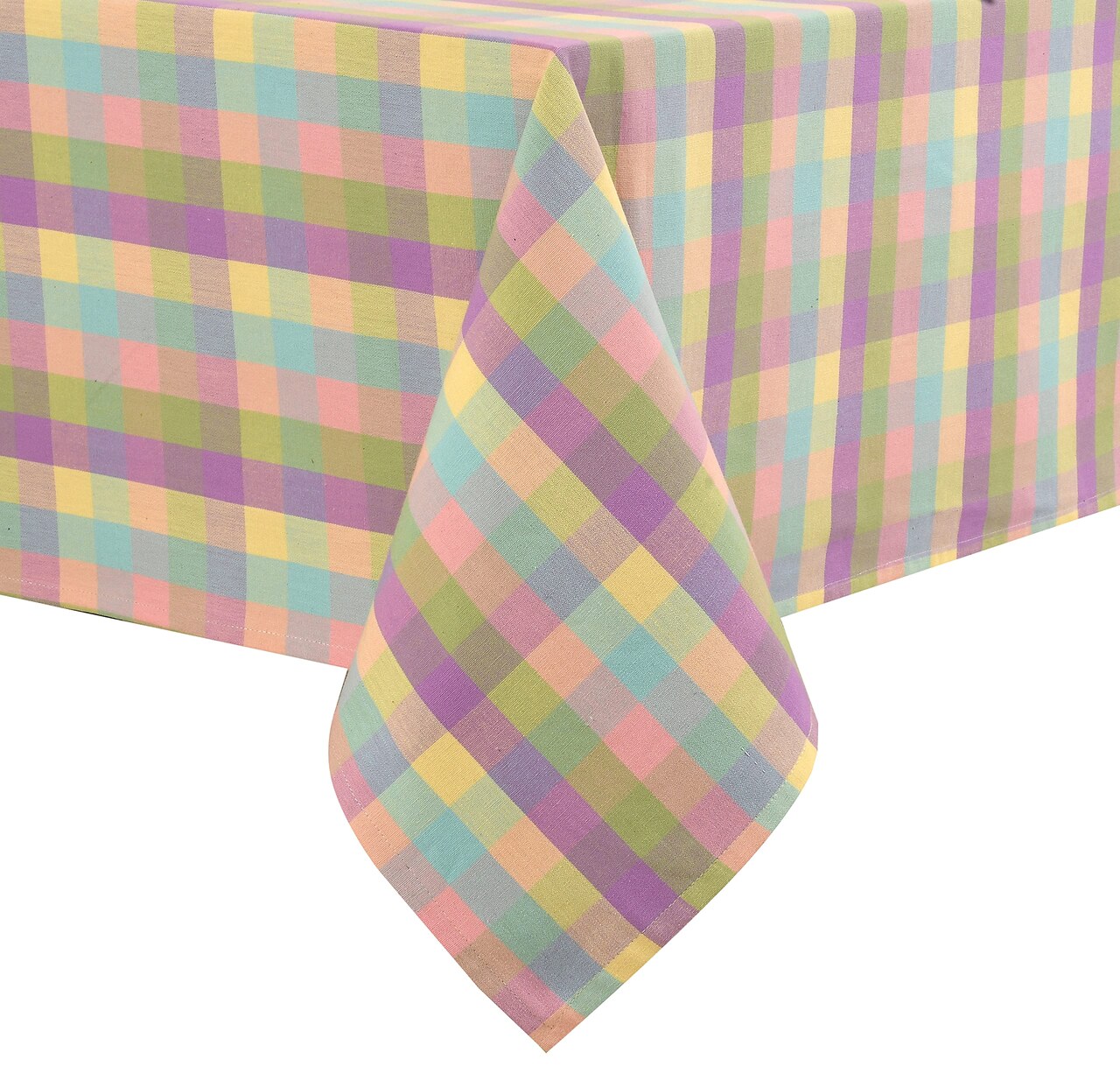 Easter Tablecloth Buffalo Check Table Cloth Tabletop Cover Kitchen Dining Tablecloth 100% Cotton Great Parties Wedding Holiday Dinner Easter Rectangle 60X84 Inches 6-8 Seats Table Cloth